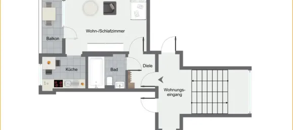 1 bedroom Apartment in Cologne, Germany No. 134615 7