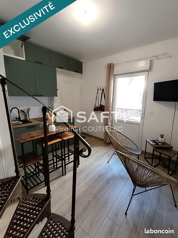 Дуплекс с 1 спальней в Ванн, Франция № 194698