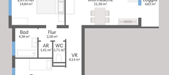 3 rooms Apartment in Gratwein-Strassengel, Austria No. 259305 22