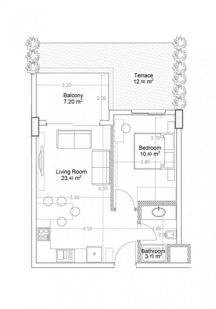 Apartamento 1+1 em Yekta Green Life Gazipasa Residence, Gazipasa, Turkey N.º 40038 1