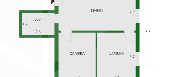 3-Zimmer Wohnung in Bologna, Italy, Nr. 20678 22