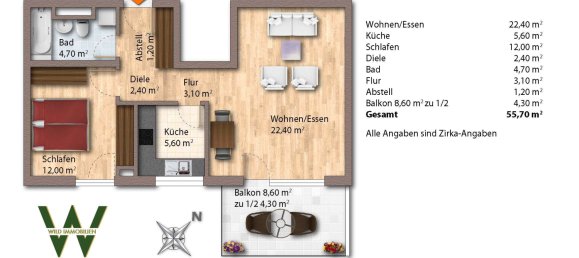 1 غرف نوم شقة في Munich, Germany رقم 327217 16