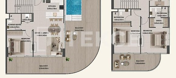 2 bedrooms Apartment for sale in Majan, Dubai, UAE № 187025 3