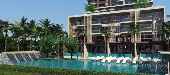Estúdio em condomínio em Pattaya, Thailand N.º 650 3