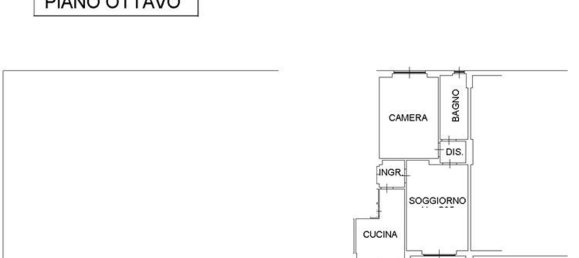 2-Zimmer Wohnung in Milan, Italy, Nr. 290544 23