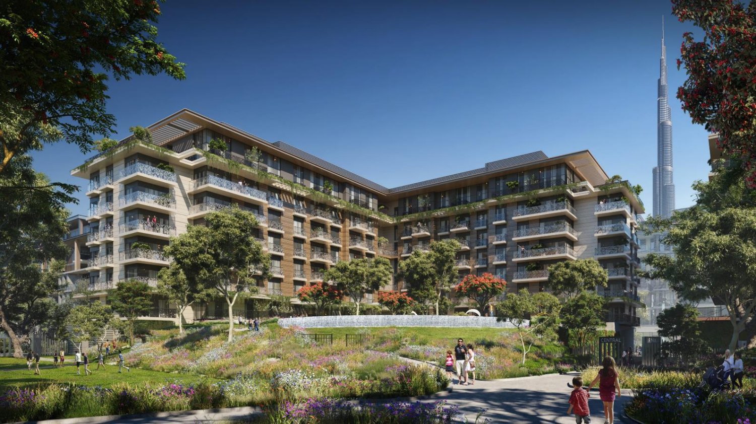 Apartamento de 1 dormitorio en CENTRAL PARK, City Walk, UAE No. 60896