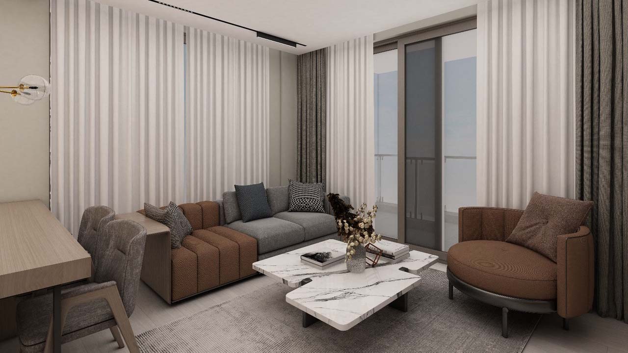 Apartment 3+1 in Golden Dear II, Altintash, Turkey No. 39036