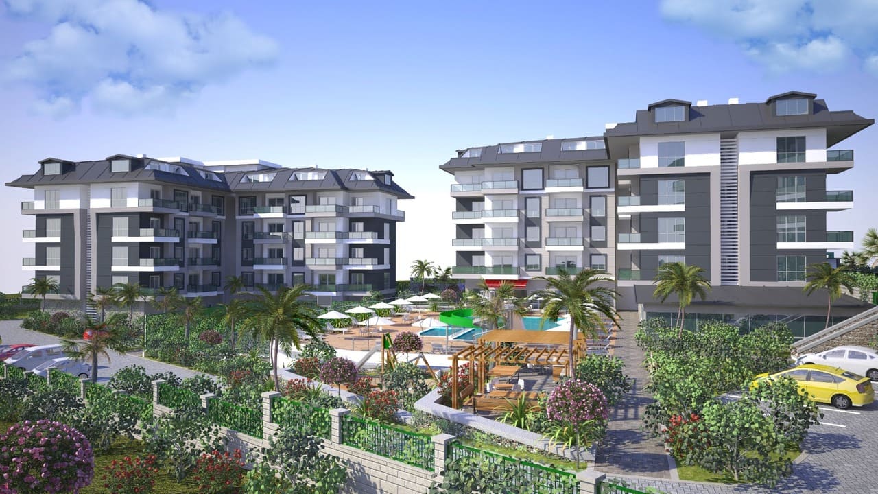 Apartment 2+1 in Olive Resort, Oba, Turkey No. 35837