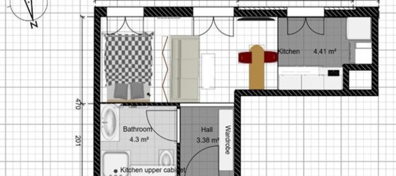 Studio in Nanteuil-le-Haudouin, France, Nr. 54763 9