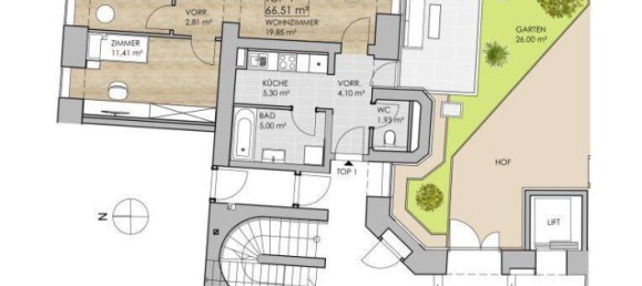 3 rooms Apartment in Hernals, Austria No. 185601 27