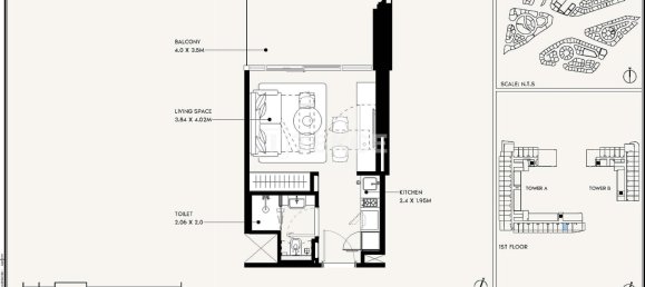 1 chambre appartement à vendre à Dubai, UAE № 123219 15