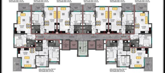 Apartment 1+1 in Kargicak, Turkey No. 14852 2