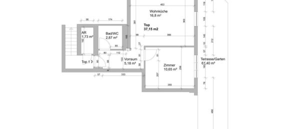Apartamento de 2 divisões em Dobling, Austria N.º 207577 12