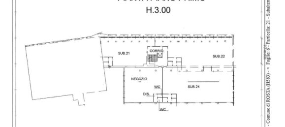 Офис с 1 комнатой в Роста, Италия № 144300 6
