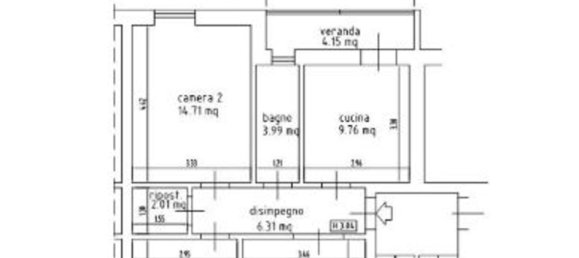 6 rooms Apartment in Capannori, Italy No. 285061 2