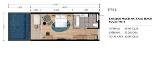 Apartamento com 1 quarto em condomínio em Mai Khao, Thailand N.º 12454 13