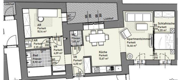 2 rooms Apartment in Mariahilf, Austria No. 114957 14