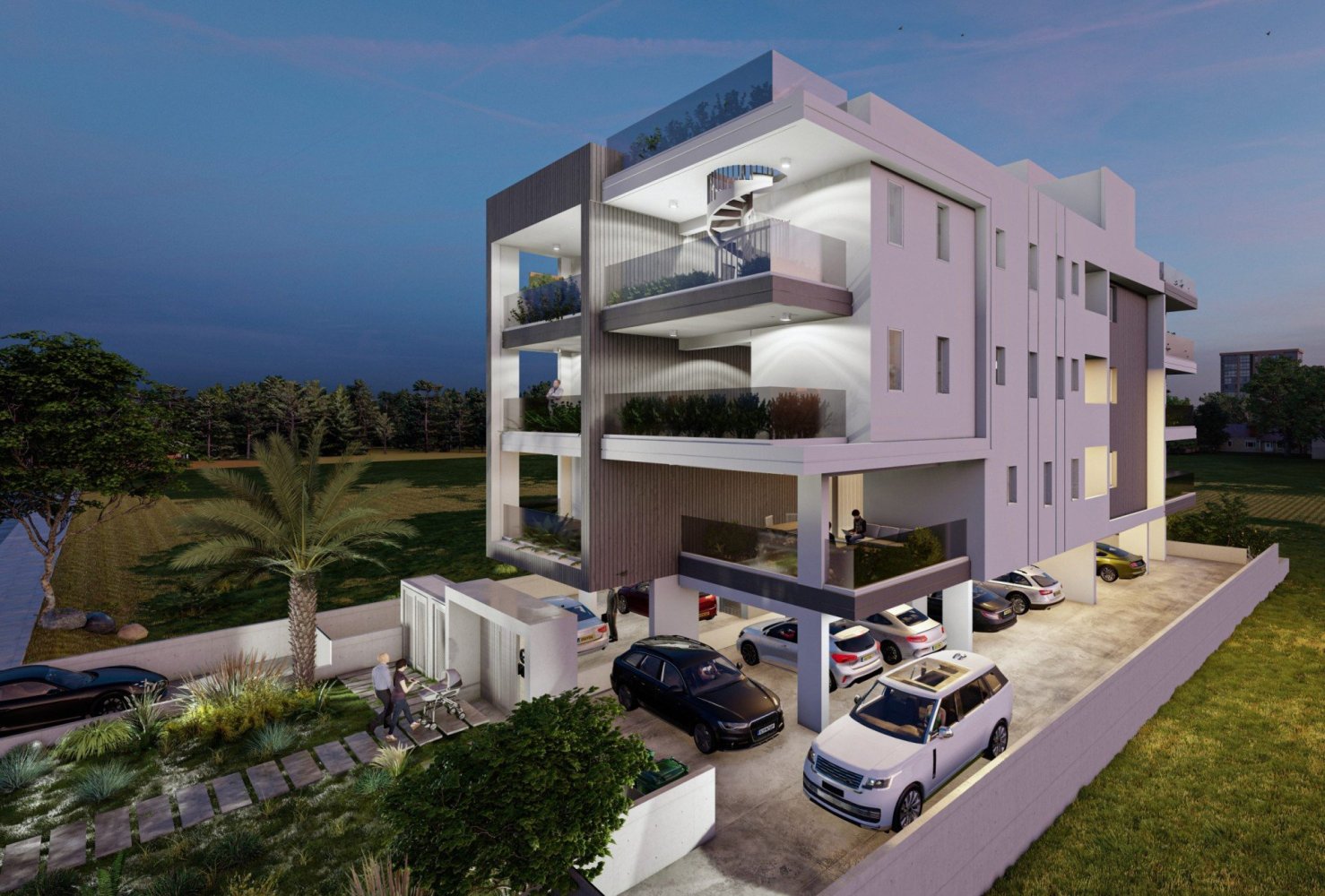 Пентхаус с 2 спальнями в Арадипу, Кипр № 35014