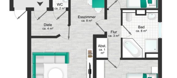 Apartamento de 3 divisões em Bremerhaven, Germany N.º 309621 24