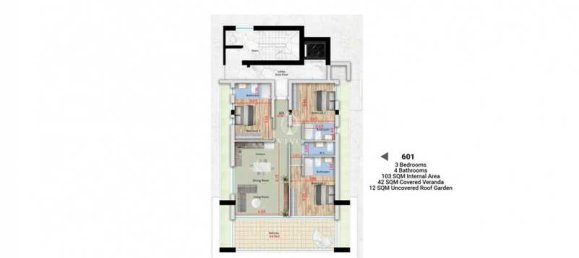 3 bedrooms Penthouse in Larnaca, Cyprus No. 20528 2