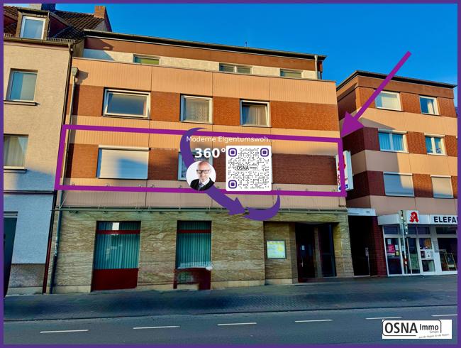 4 rooms Apartment in Osnabruck, Germany No. 60456