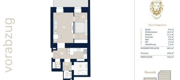2-Zimmer Penthouse in Alsergrund, Austria, Nr. 174048 7