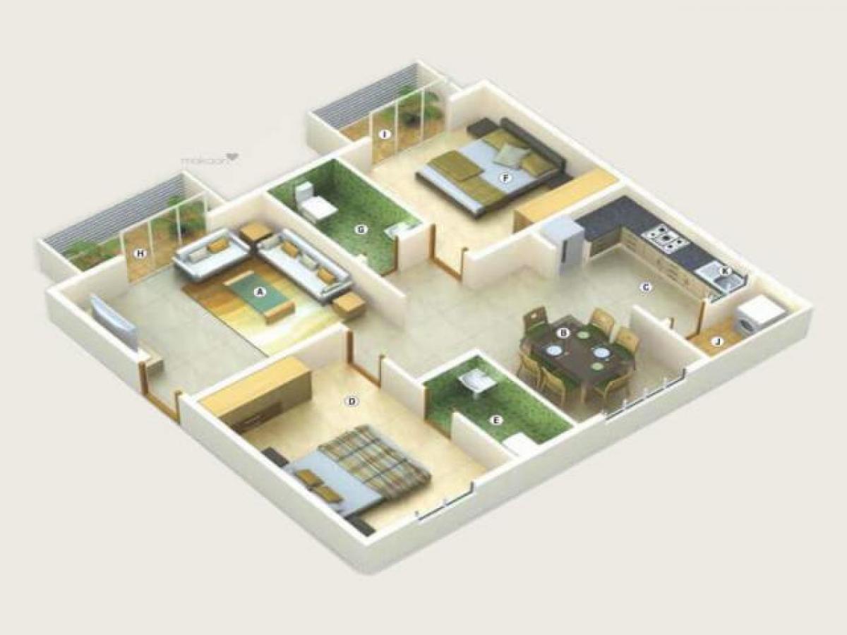 Casa de 2 dormitorios en Bangalore, India No. 10187