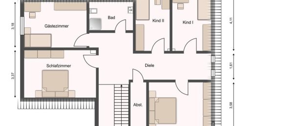 5 Schlafzimmer Haus in Emsland, Germany, Nr. 126359 17