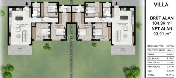 Villa 3+1 in Bodrum, Turkey, Nr. 28802 11