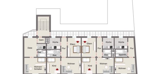 Edificio de 19 habitaciónes en Herford, Germany No. 91738 22