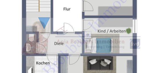 3-salle Appartement à Gutersloh, Germany No. 53361 2