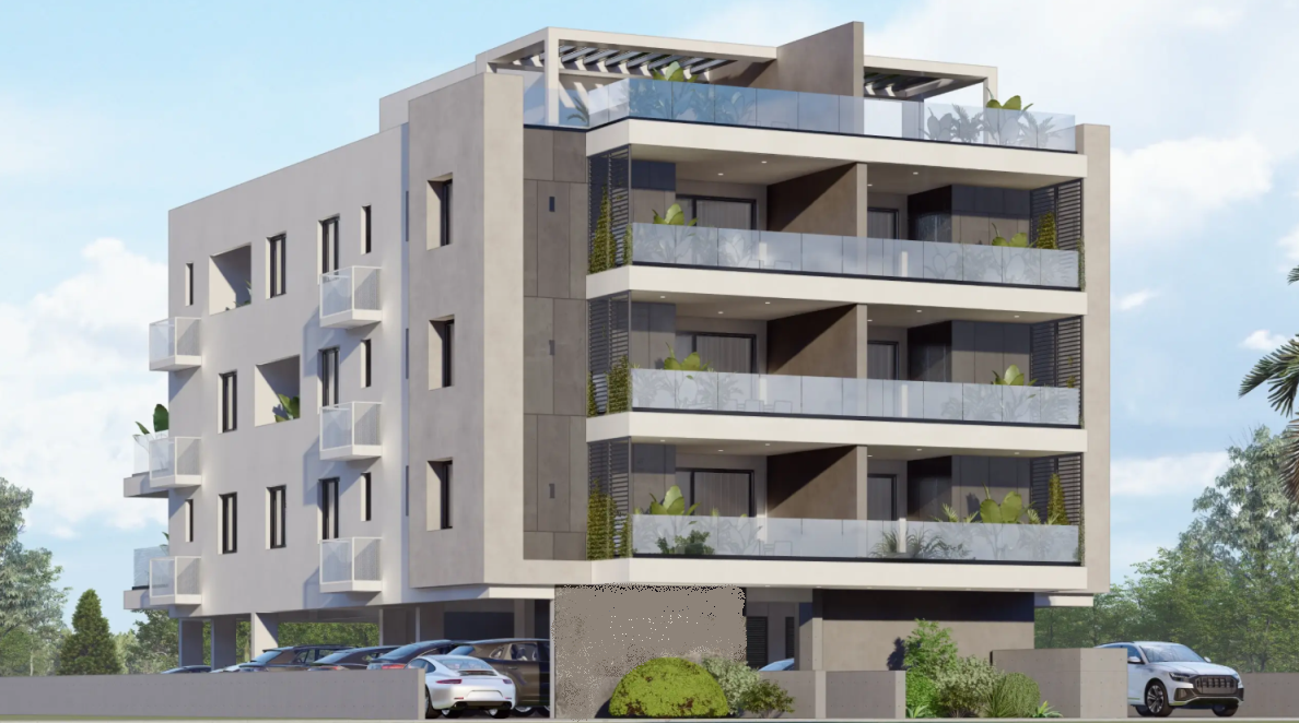 Пентхаус с 2 спальнями в Арадипу, Кипр № 34579