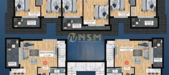 Apartamento 2+1 em Alanya, Turkey N.º 5589 19