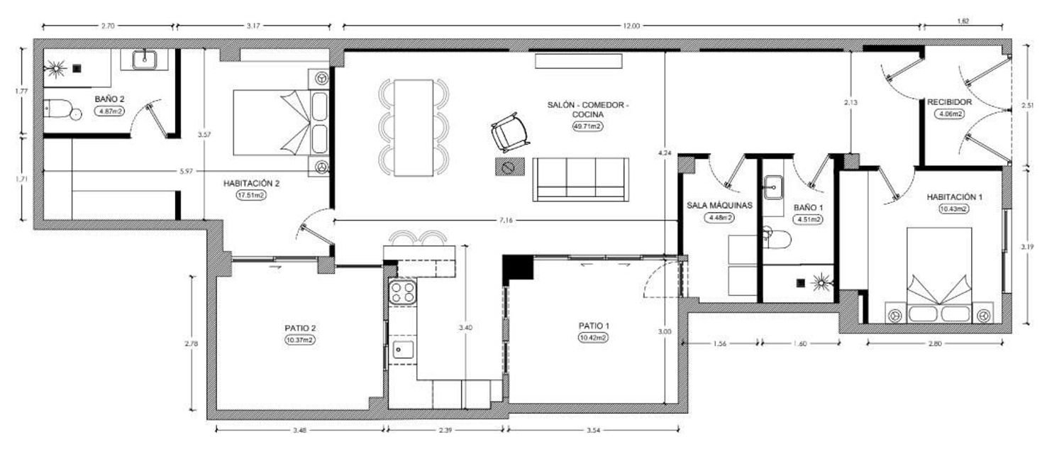 Apartamento T3 em Valencia, Spain N.º 204280