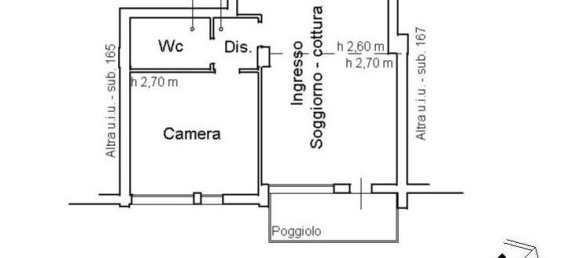 2غرفة شقة في Padua, Italy رقم 29966 30