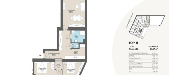 3 rooms Apartment in Penzing, Austria No. 2830 18