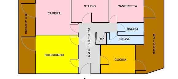 Квартира с 4 комнатами в Портичи, Италия № 110524 38