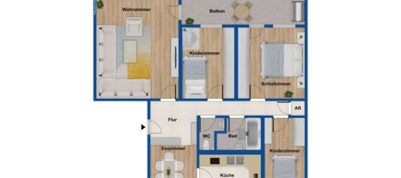 4-Zimmer Wohnung in Stuttgart, Germany, Nr. 274772 14