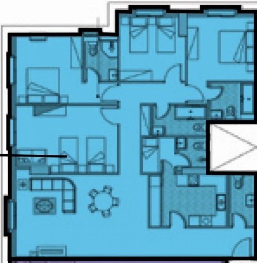 Apartamento com 4 quartos em condomínio em El Alamein, Egypt N.º 1107