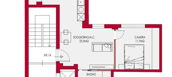 Квартира с 2 спальнями в Рим, Италия № 345231 9