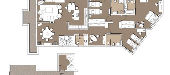 3 Schlafzimmer Maisonette-Wohnung in Saint Julian's, Malta, Nr. 3626 2