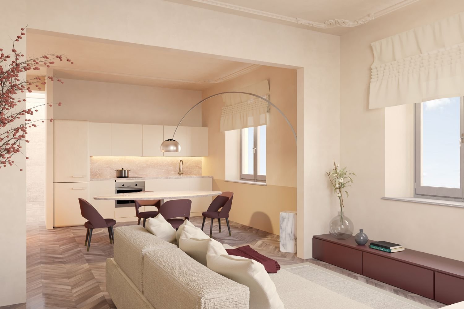 6 rooms Apartment in Florence, Italy No. 44483