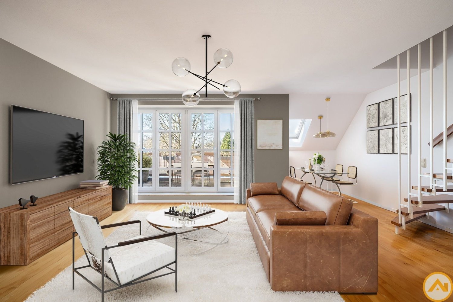 Dúplex de 3 habitaciónes en Dachau, Germany No. 14080