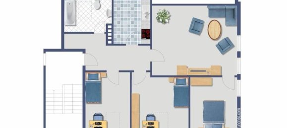 Apartamento de 4 divisões em Essen, Germany N.º 107363 9