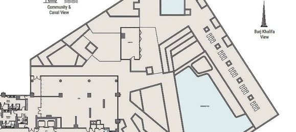 Apartamento de 2 dormitorios en Business Bay, UAE No. 2975 6