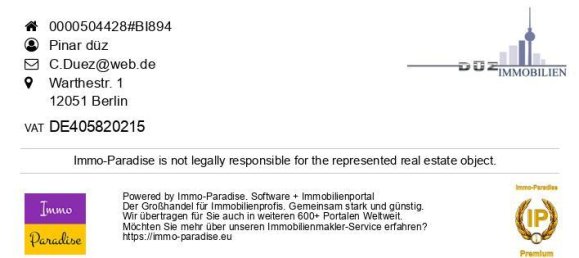 1 Schlafzimmer Wohnung in Neukölln, Germany, Nr. 299087 2