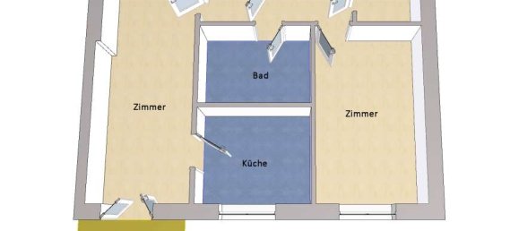 Apartamento de 2 divisões em Karlshorst, Germany N.º 249488 7
