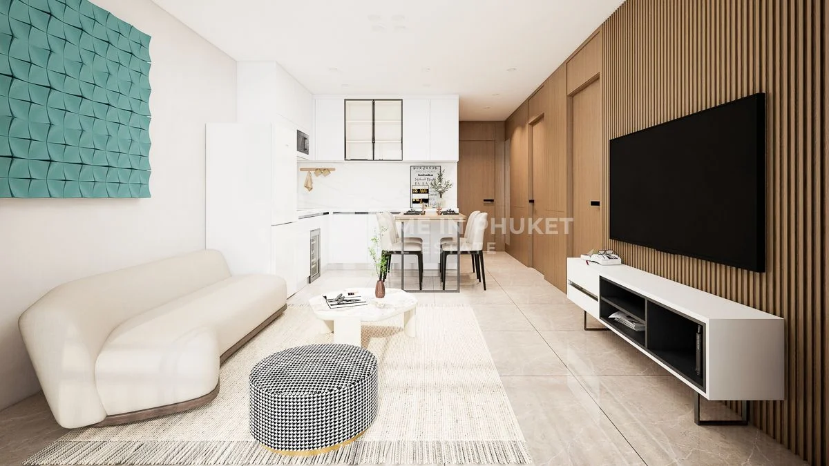 Кондоминиум  с 2 спальнями в Чалонг, Таиланд № 60636