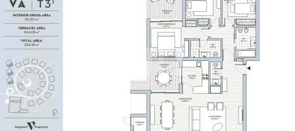 3 غرف نوم منزل في Porches, Portugal رقم 139194 36