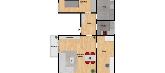 3 rooms Apartment in Paderborn, Germany No. 250978 2